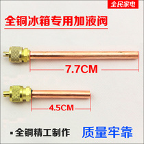 Refrigerator check valve fluorination nozzle filling nozzle refrigerator quick connector fluoridation quick connector filling valve batch