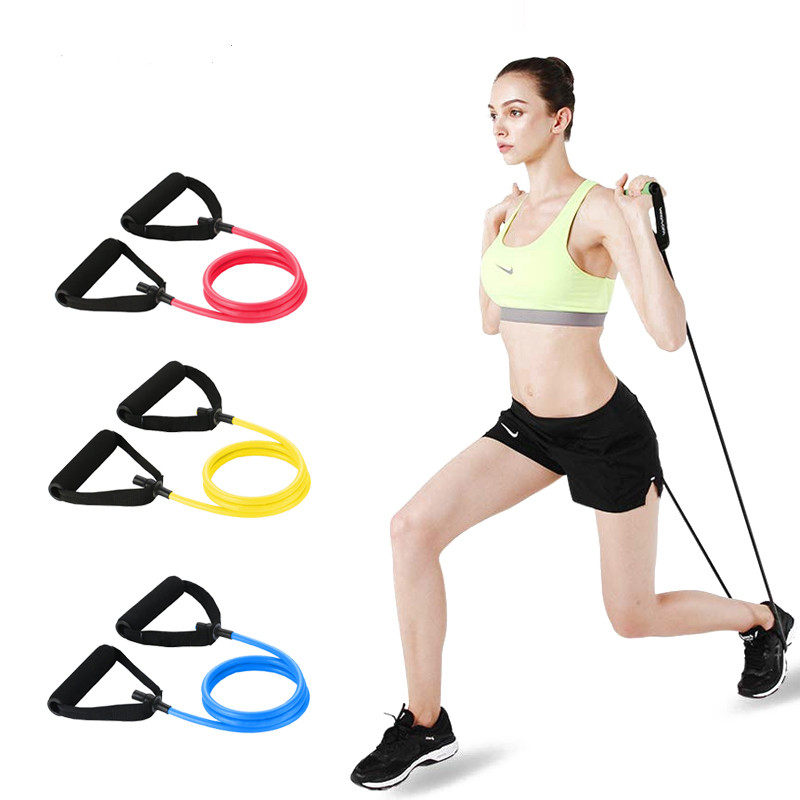 Word pull rope elastic rope Home Fitness Equipment Resistance Band Force Training Pull Lil Pull Rope Slim Leg