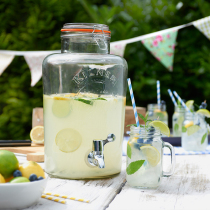 British Kilner Bubble Wine Glass Seal Tank Home Bring Your Own Tap Nordic Retro Fruit Wine Brewing Juice Jar