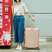 Sinh viên vali hành lý vạn năng bánh xe đẩy trường hợp nam nữ lên máy bay mật khẩu khóa hộp 24 inch Hàn Quốc cứng 26 inch vali 24 inch