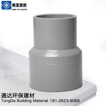 South Asia gray UPVC flexible adapter PVC reducing joint size head 90*75 63 50 40 32