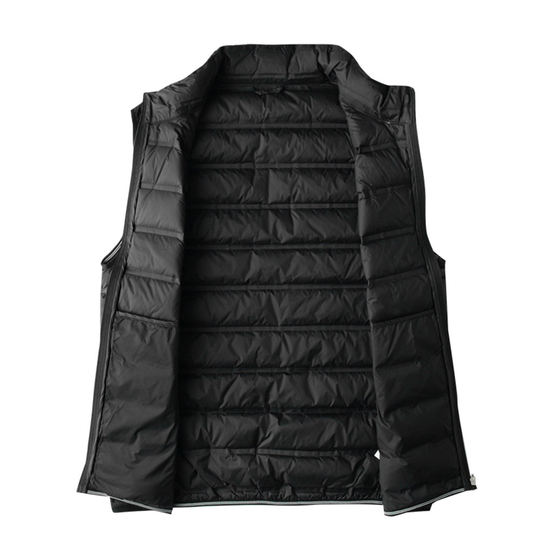 Winter Stehkragen Daunenweste Herren dünn plus fett plus Größe Sportweste dicker Mann Weste warme Oberbekleidung