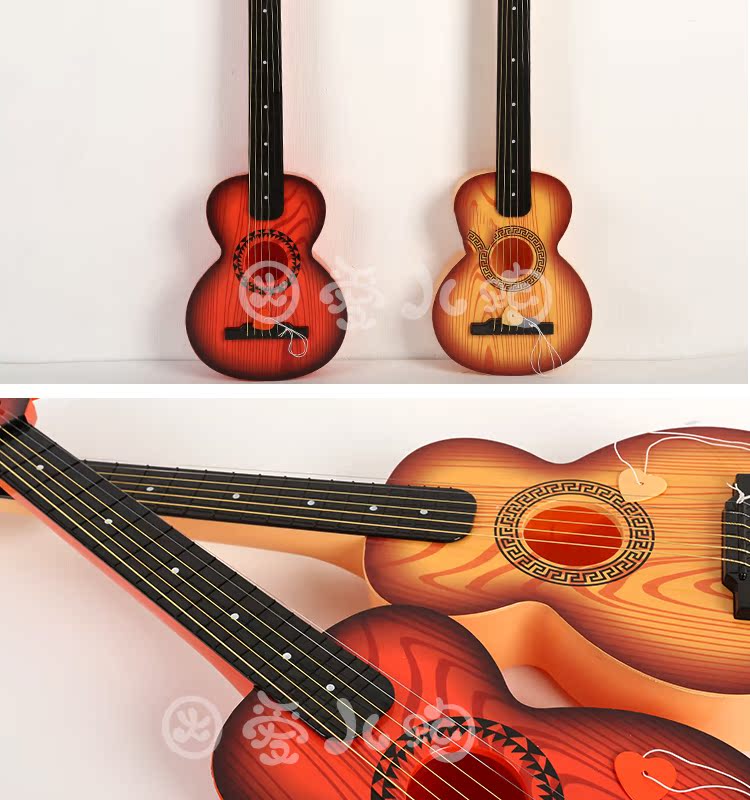 [Hàng ngày khuyến mãi] trẻ em âm nhạc mini guitar mô phỏng có thể chơi ukulele bé đồ chơi âm nhạc