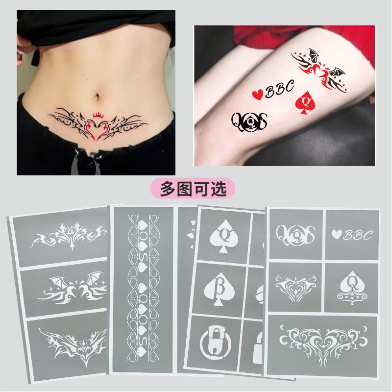Couple Butterfly Tattoo Stencil Hollow Design Succubus Waist Abdomen Hand Leg Cover Fun Spray Painting Henna Juice Paste Template Couple Butterfly Tattoo Stencil Hollow Design Succubus Waist Abdomen Hand Leg Cover Fun Spray Painting Henna Juice Paste Template