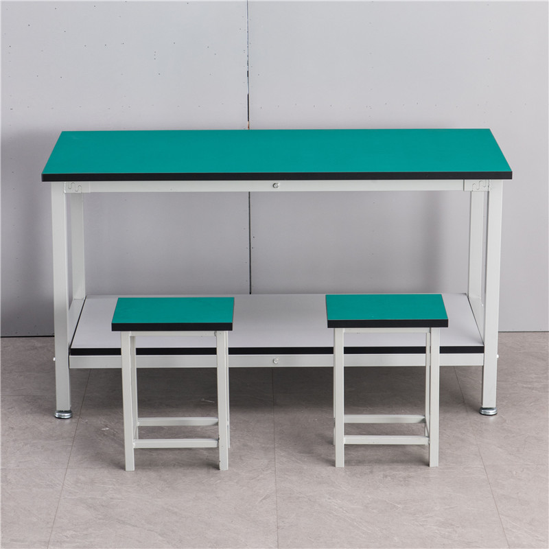 Anti-static workbench double-layer heavy-duty assembly line operation table workshop factory workbench experiment table table packing table