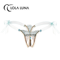 France Lola Luna Real Love Ribbon] No Traceless Lace Fabric Lace Lace Lace Fabric Underwear