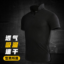 Customize the combat veterans clothes for self defense counterattack t-shirt male army memes embroidered Chinese speed dry turnover short sleeves