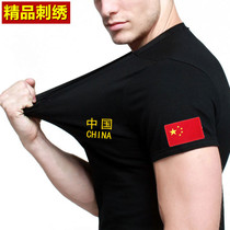 Set to customize as a training T-shirt Special soldiers Compassionate Short Sleeve Semi-Sleeve Army Meme Military troops