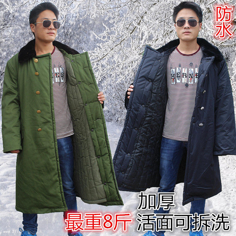 Russian army coat cotton coat men winter thickened long army army special forces cotton coat