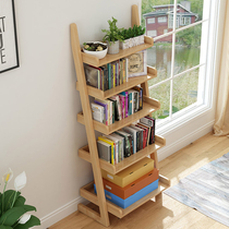 All solid wood living room bookshelf simple student bedroom bookshelf shelf simple space saving childrens small bookshelf