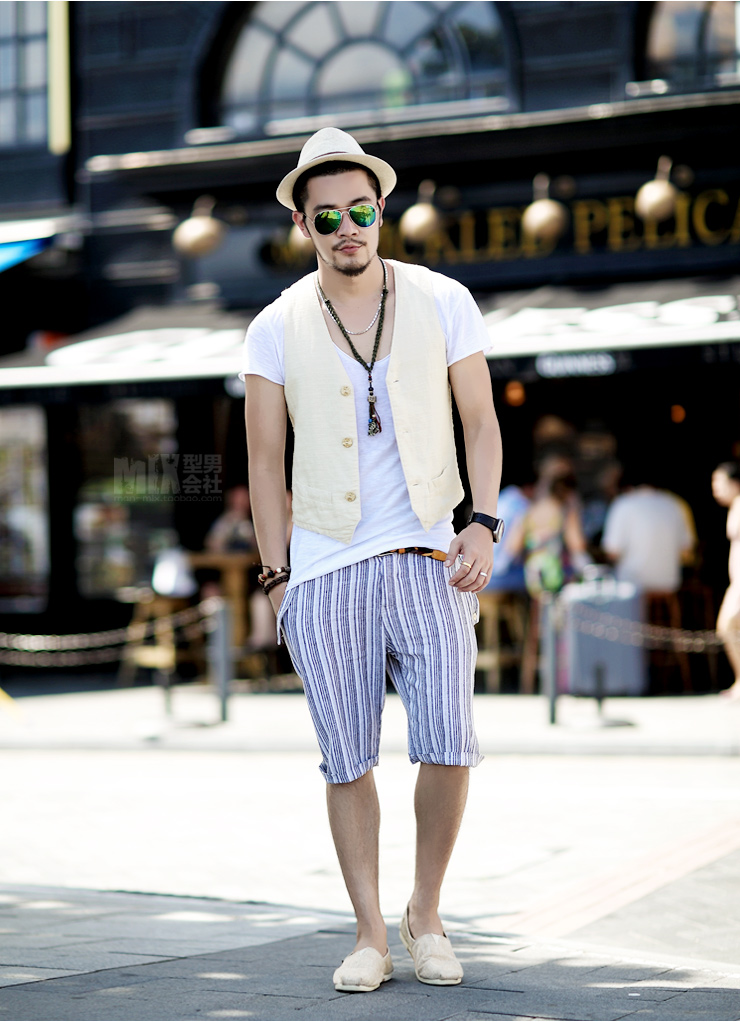 Mùa thu mới cho nam áo vest bằng vải lanh cho nam Áo vest vest vest trung niên