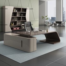 Technology sense baking paint boss table president desk senior creative General Manager Office simple modern boss desk