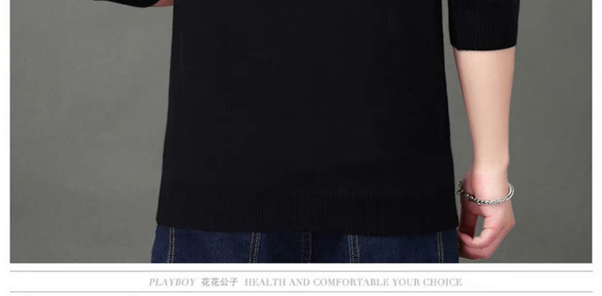 Áo len nam mùa xuân và mùa thu Áo len cổ chữ V dành cho người trung niên Dad Pack Loose Type Plus XL Sweater áo khoác nam cao cấp