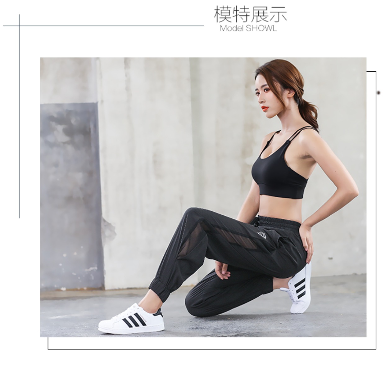 Quần thể thao nữ mùa hè lỏng phần mỏng nhanh khô thoáng khí giản dị kích thước lớn tập thể dục yoga chạy đóng miệng quần dài - Quần thể thao quần adidas 3 sọc