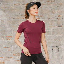 2020 spring summer thin sports short sleeve women loose slim yoga top quick-dry T-shirt gym casual running