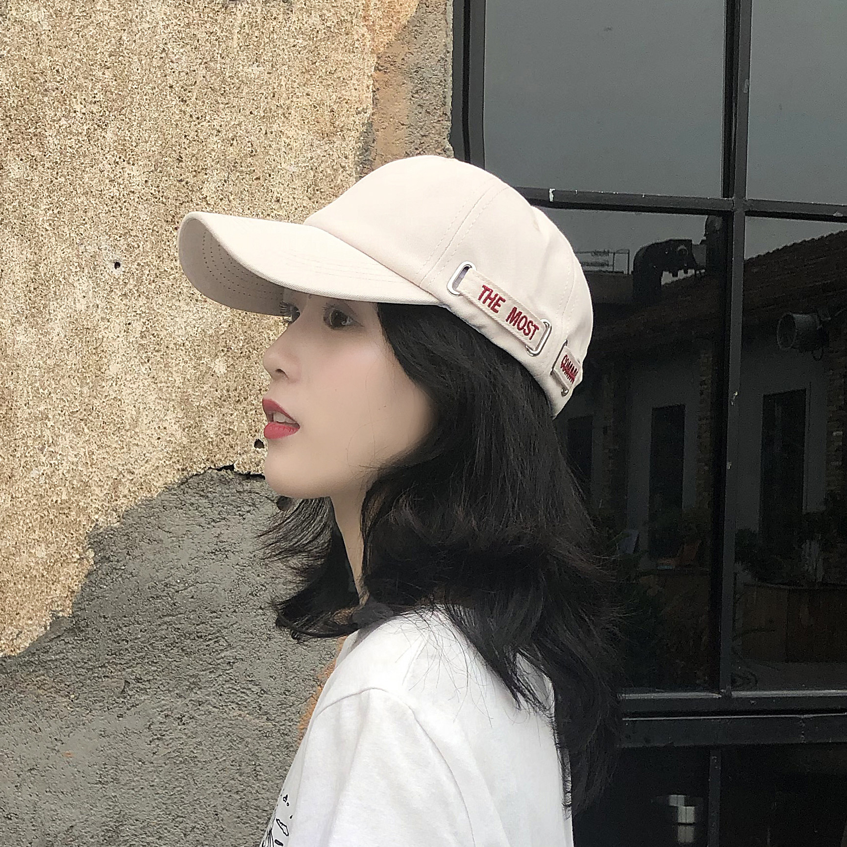 Hat female Korean version ins wild baseball cap student black cap Female summer sun hat fashion trend sunscreen cap