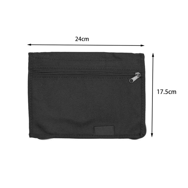 Car Interior Accessories Oxford Cloth Multi-Pocket Portable Document Storage Bag Glove Box Manual Registration Card Storage Pouch