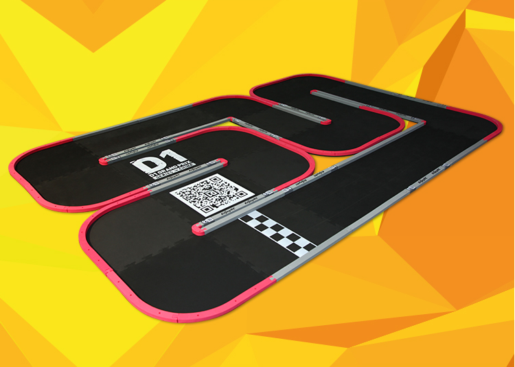 Mosquito car track four-wheel drive remote control model car track RC four-wheel drive racing off-road competitive racing event track