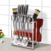 Kệ bếp inox đa chức năng lưu trữ kệ đũa đũa thớt bếp dao giữ dao cung cấp bếp - Phòng bếp dụng cụ nhà bếp thông minh Phòng bếp