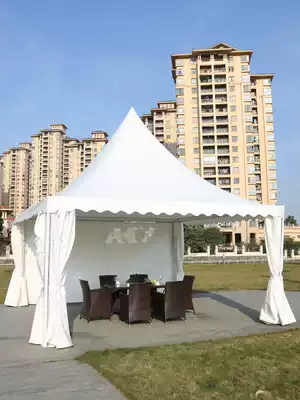 Outdoor awning tent Advertising activities Exhibition and sales exhibition Wedding European-style tent open-air large spire tent