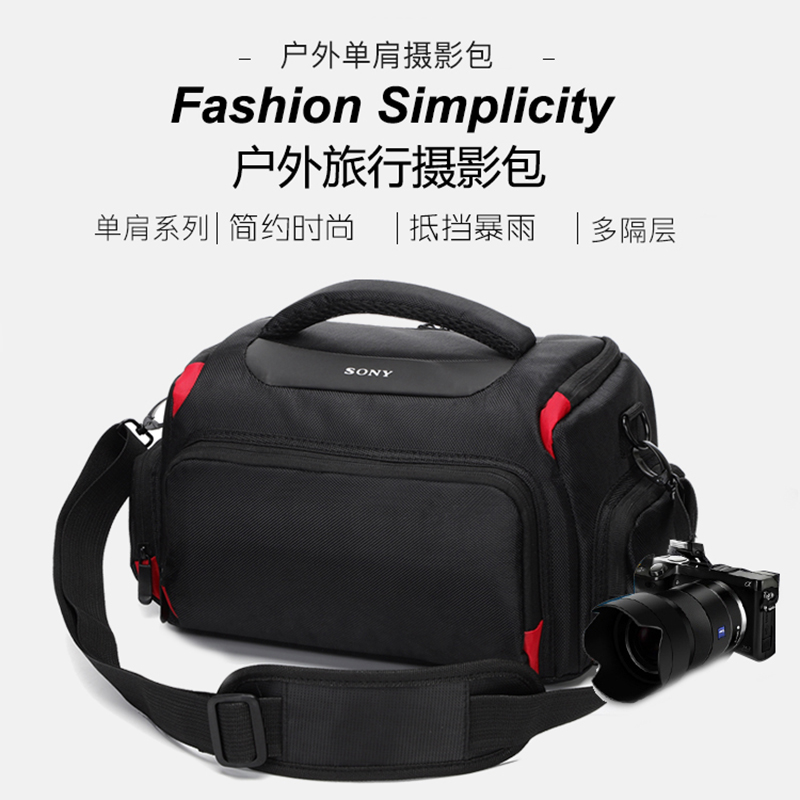 Suitable for Sony Professional Single-Shoulder Camera Pack Single Eye Camera Photography Pack A7m2a7r2a7m3a6400a6000