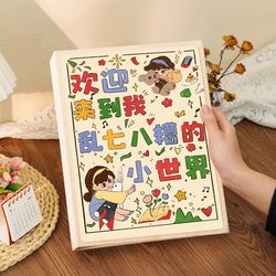 Photo Album Couple Best Friend Travel Photo Storage Album 5inch 6inch Large-Capacity Photo Collection Album Interstitial Photo Album