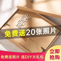 diy handmade photo album Sticky couple homemade photo custom photo book commemorative book creative birthday gift female