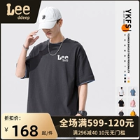 Lee, летняя футболка с коротким рукавом, комплект, коллекция 2021, большой размер