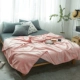 Mùa đông cộng với nhung nhung san hô đơn mảnh cộng với nhung flannel chăn đơn rắn màu dày thảm nhung trải giường