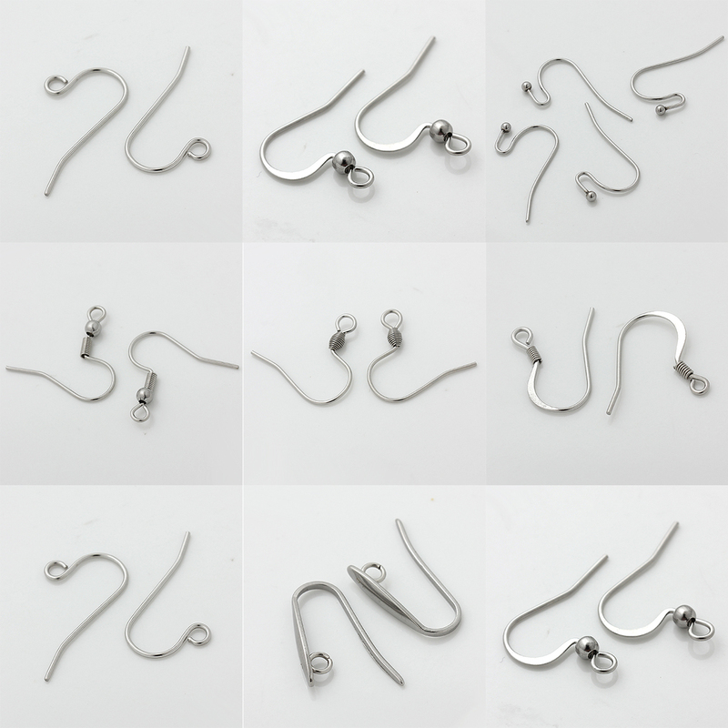 20 Non-Fading Stainless Steel 316 Titanium Steel Ear Hooks, Handmade Earring Materials, Ear Hooks, DIY Accessories 20 Non-Fading Stainless Steel 316 Titanium Steel Ear Hooks, Handmade Earring Materials, Ear Hooks, DIY Accessories