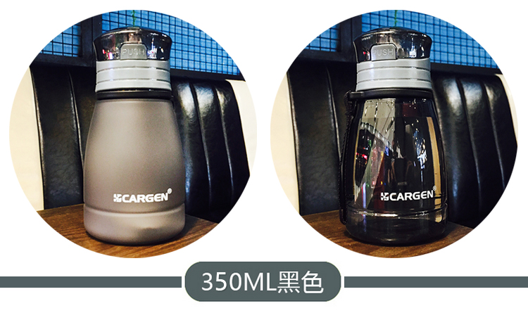 Phiên bản tiếng Hàn của cốc mùa hè bằng nhựa sippy cốc chanh cốc trẻ em sáng tạo chai nước cầm tay nữ dễ thương chai nước sinh viên - Tách bình nước giữ nhiệt cute