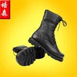 Рабочие туфли, кожаные высокие сапоги с молнией