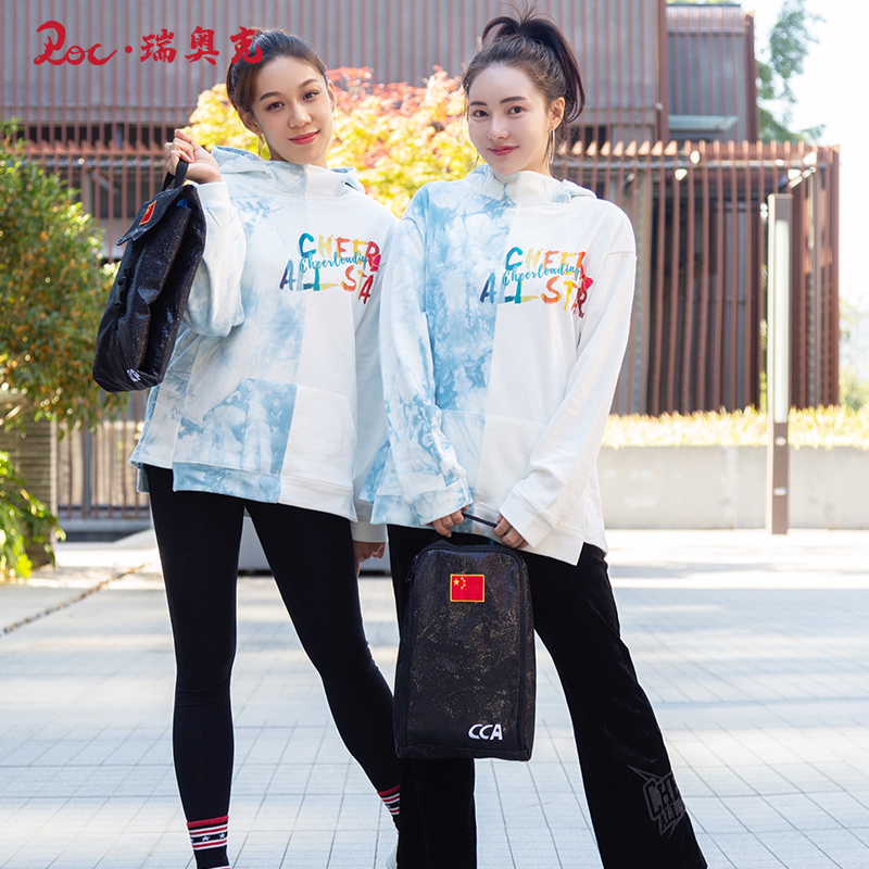 CCA Glitter Shoes Bag - Black Shiny Polyester Fiber Cheerleading Competition Special Storage Lightweight Trendy Fashion