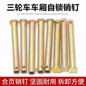Electric tricycle motorcycle tricycle cargo box pin door latch car bucket cabin hinge latch accessories