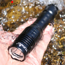 T6 strong light submersible submersible magnetic control flashlight white yellow light L2 remote light submersible light submersible lighting equipment