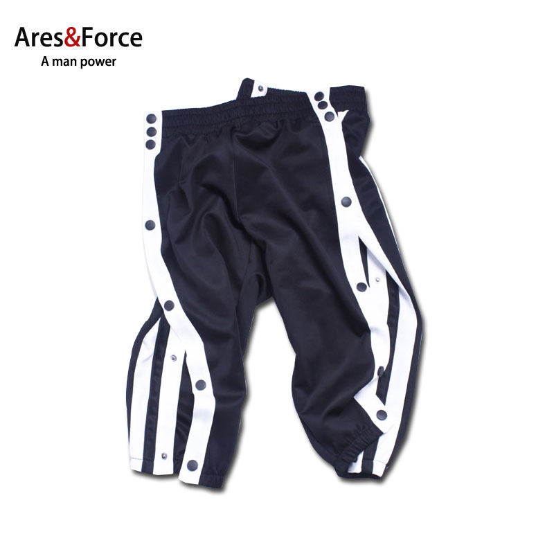 Ares & Force Hip Hop Full open Dunk Pants 3/4 pants Big pants Large size ins hipster fat large size men