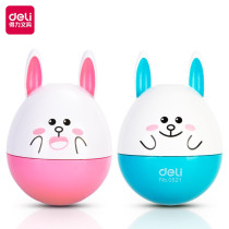 Del 0521 tumbler pencil sharpener small pen sharpener pencil sharpener cartoon cute children pencil knife