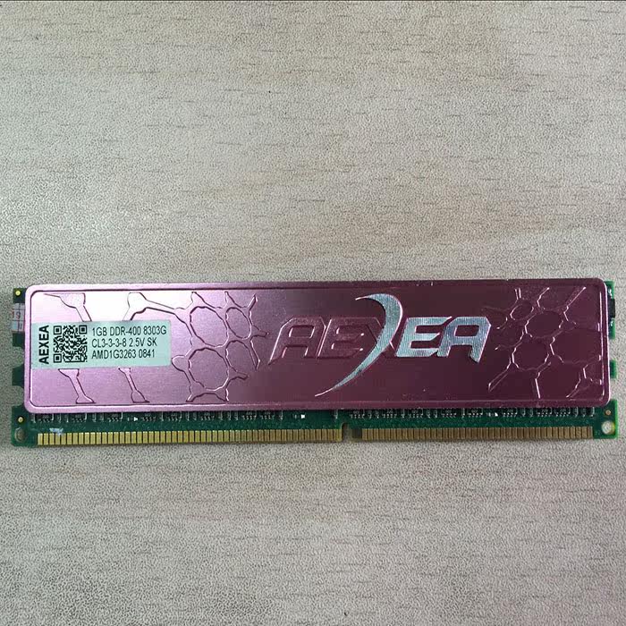 AEXEA 1GB DDR-400 8303G CL3-3-3-8 2 5V AMD1G3263 Desktop Memory