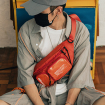 Bisda Tide Card Sports Sloped Satchel for men and women Chest Bag Women Individuality Street Purse Mens Single Shoulder