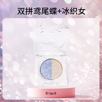 Iris Butterfly + Ice Weaver [0,3 г каждый] Бесплатная кисть для теней