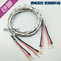Imported second-hand wire Western electric double twisted horn line 105 Core tinned wire hifi sound box line sound Fever connection
