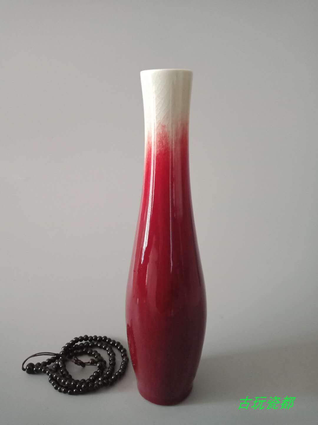 Jingdezhen factory goods Jianguo porcelain factory Langhong porcelain Guanyin bottle old goods retro antique antique porcelain boutique collection ornaments