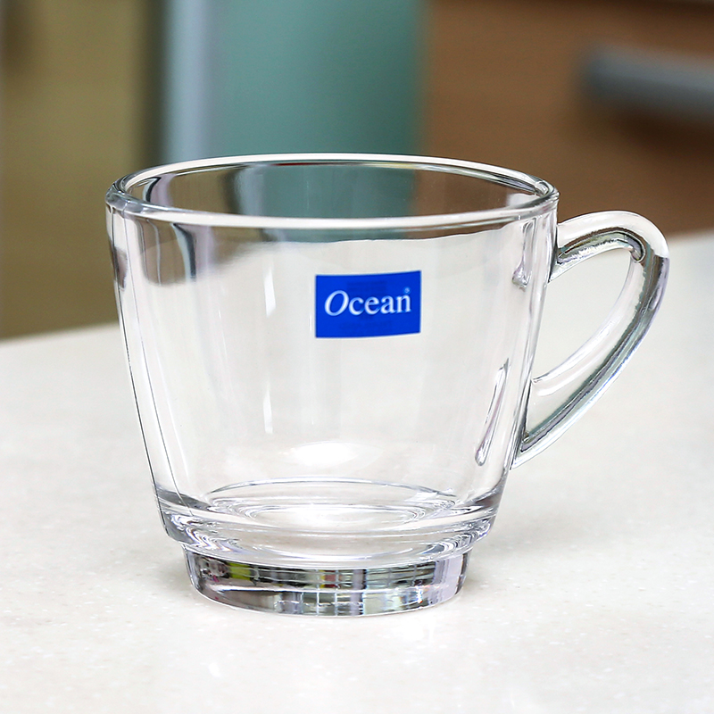 Ocean import lead - free gulls hin thickening glass cup of heat - resistant glass tea cup of black tea in the tea cups