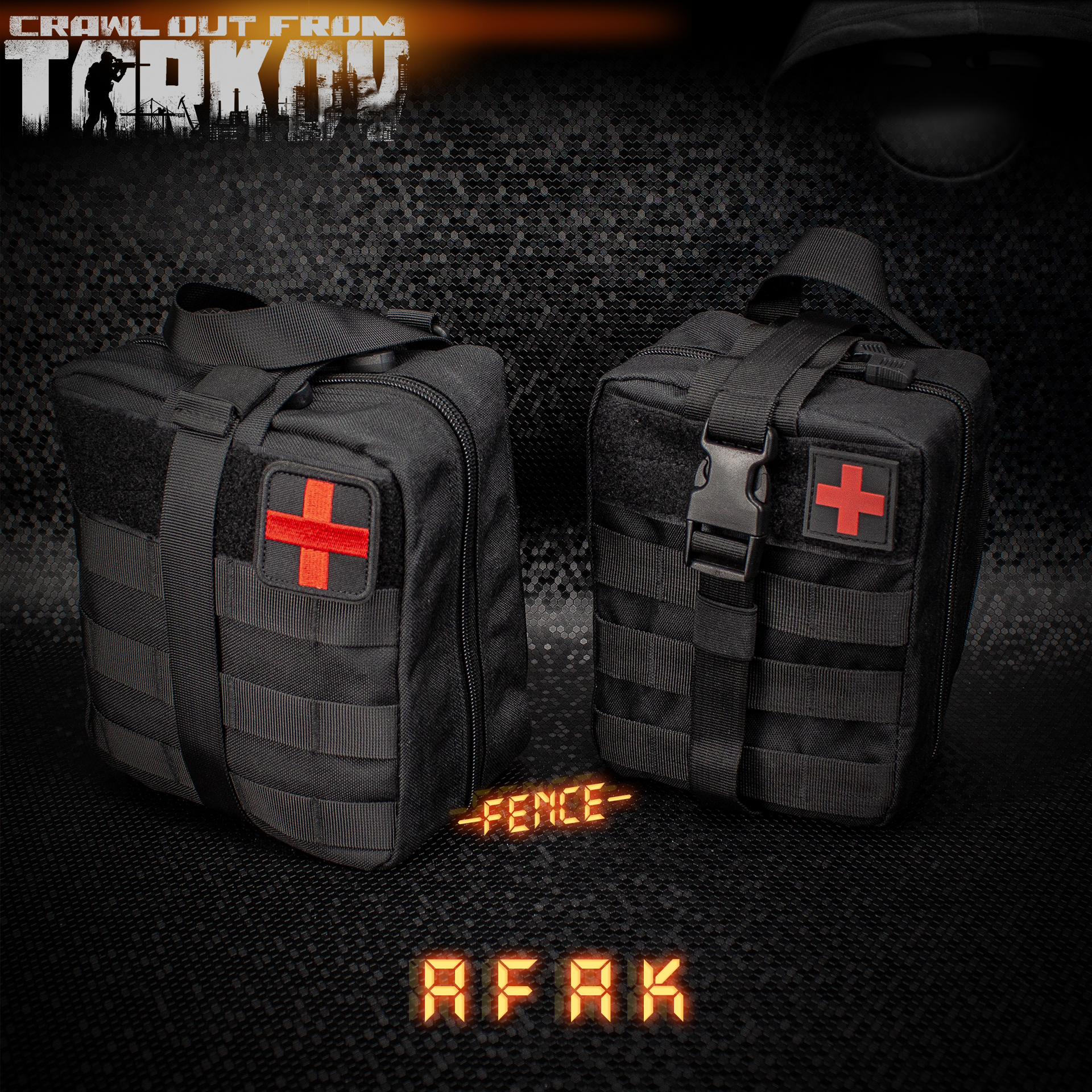 Rectangular escape from the same section AFAK outdoor medical emergency Molle nylon sub-package-Taobao