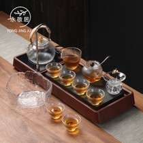 Evergreen home tea ceremony tea table tea tray fully automatic day style Gongfu tea kit simplified for home