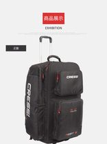 Italy CRESSI MOBY 5 multifunctional casual zipper with Caster diving bag