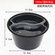 hộp cơm văn phòng cắm điện 1250/15/1750 / 2000ml hai lớp một lưới hai lưới đen hộp tròn hộp cơm trưa hộp đựng thức ăn mang đi - Hộp cơm điện sưởi ấm hộp cơm điện lock and lock