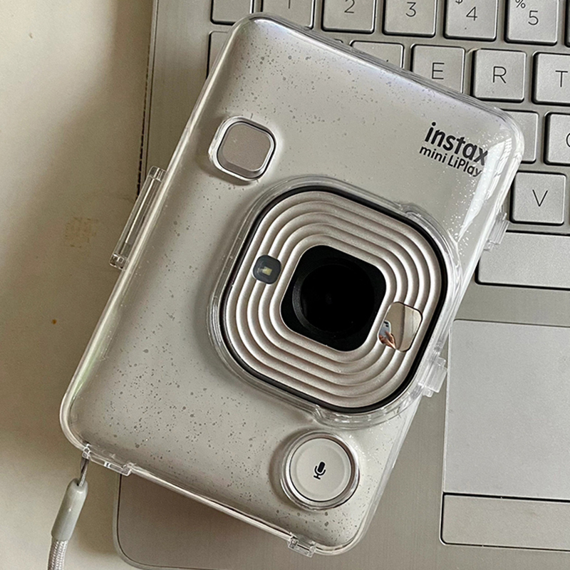 [Liplay Transparent Hard Case] Mini Crystal Case Instax Protective Case Polaroid Camera Case Case