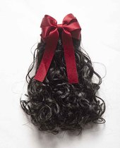 Korean Edition Princess Bow Tie Children Wig Girl Hair Accessories New Styling Cute Super Natural Long Curly Hair