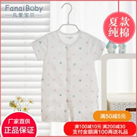 Tất cả mọi thứ đều yêu thích áo choàng ngắn tay cho bé sơ sinh Những bộ đồ ngủ mùa hè cotton mỏng phần 0-2 tuổi 10012 - Áo liền quần body chip cho bé sơ sinh